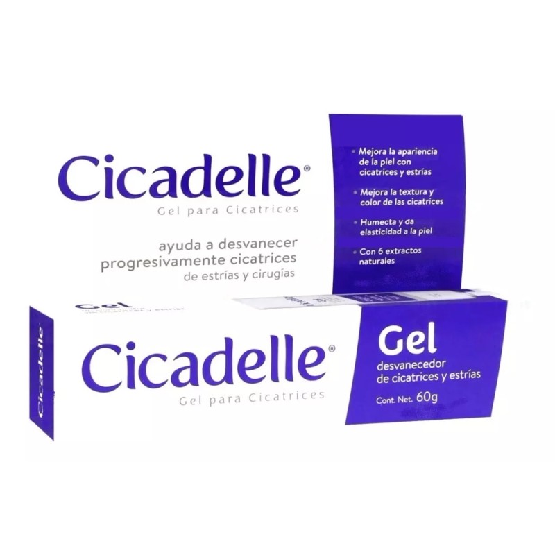 CICADELLE 2 Gel Cicatrices Cara / Cuerpo Cicatriz Arrugas Con
