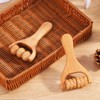 Healvian Pack of 2 Wooden Massage Roller Trigger Point Roller