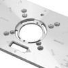 Aluminium Router Table Insert Plate for Woodworking Benches Milling Trimming
