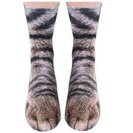 NDLBS White Elephant Gifts for Adults, Funny Gag Gifts Animal Paw Socks Christmas Stocking Stuffers for Adult Women Men Teens