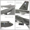 SEBUNAS 1/200 Scale B-52 Stratofortress Aircraft Model USAF Red Devils