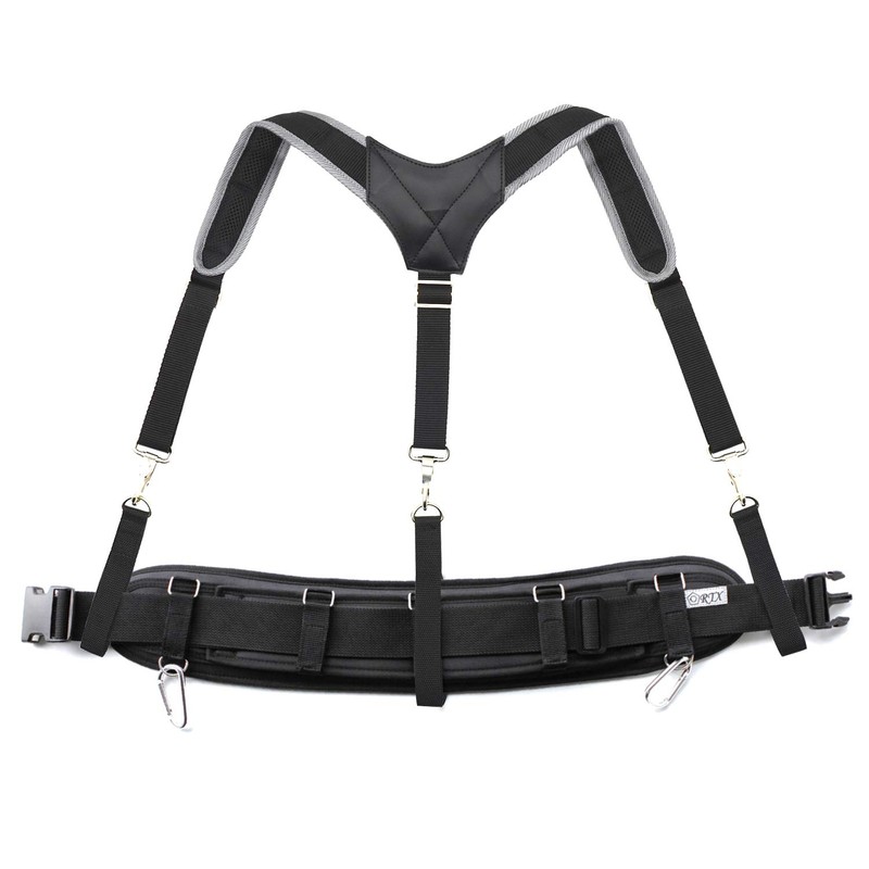 Work Suspenders for Support Belts, Y-Shape, Belt Loops, Heavy Duty