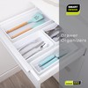 Smart Design Plastic Drawer Organizer - Set of 2-6.75 x