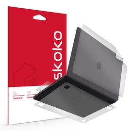 Skoko Transparent Matte Film for MacBook Pro 16 inch (M4 Pro Max, M3 Series, M1 Series) - TPU Screen Protector, Body Skin Full Set