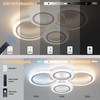 Shine LUEST 34W LED Ceiling Light with Remote, 3000-6000K Dimmable