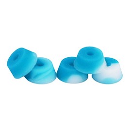 Teak Tuning Bubble Bushings Pro Duro Series in Teal and White Swirl - Loose (61A) - Custom Molded Fingerboard Tuning