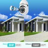 Noonkey 2K/3MP Light Bulb Security Camera, Wireless Indoor/Outdoor, 2.4/5GHz, Full-Color