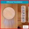 TURvent 5 inch Resin Free Black Alder Wood Diffuser -
