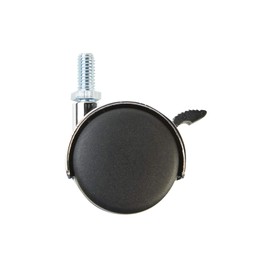 SSWBasics Twin Wheel Caster for Clothing Racks - With Brake - Set of 4