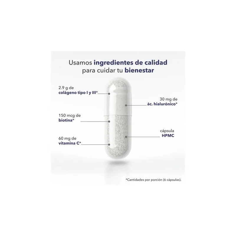 Vizana Nutrition Colágeno Hidrolizado Marino 180 Caps500 Mg