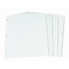 Oxford Binder Dividers Preprinted, Numbers 1-100, Letter, White