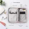 Folio Mini Tech Gear Pouch with Label Identification for Travel,