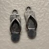 Unbranded 2 Silver Flip Flop Sandal Charms (Case 10-6)