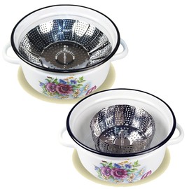 rukauf HQ Bio Steamer Insert for Pots Stainless Steel Steamer Basket (14-24 cm)