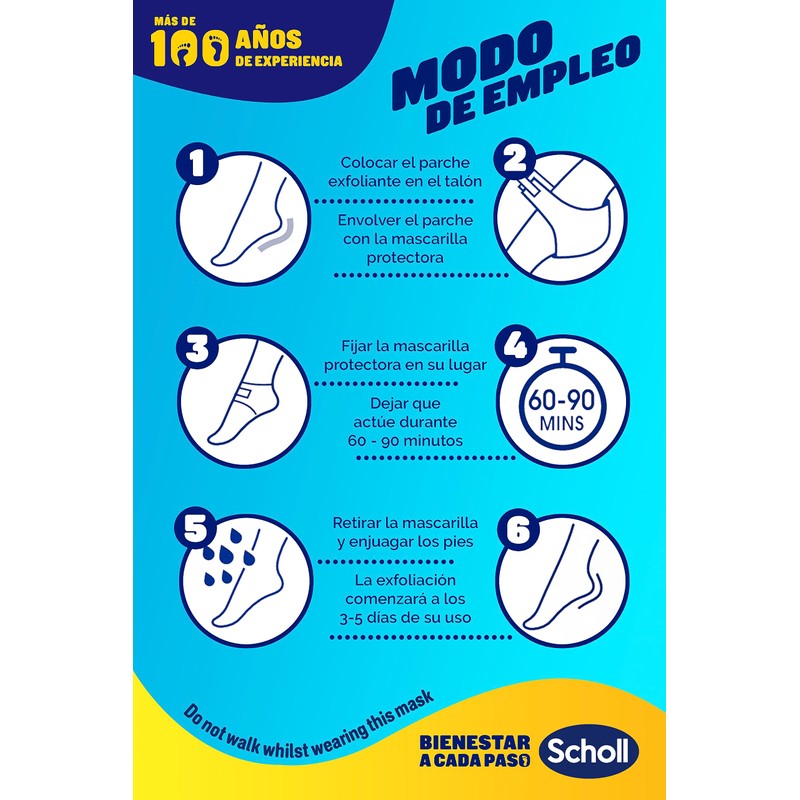 Scholl Expert Care exfoliating mask for heels 1 u