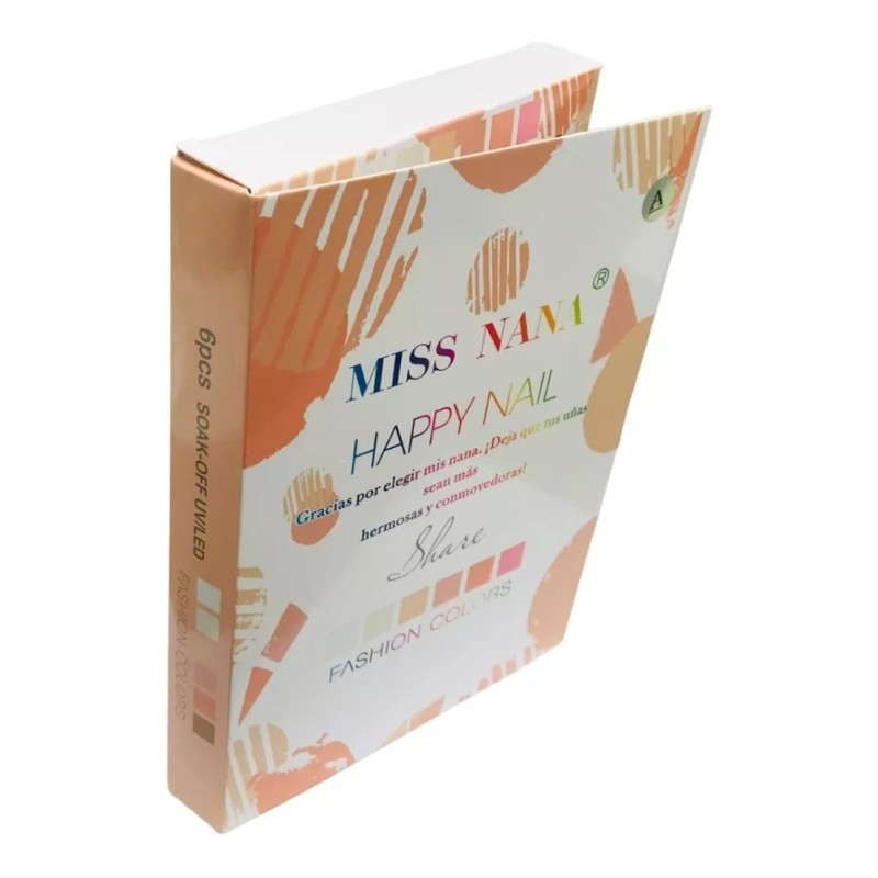 Miss Nana Set Esmaltes Happy Nail Caja Con 6 Tonos