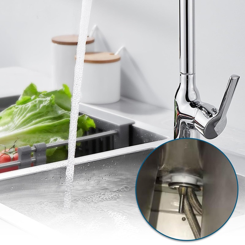 2Pcs Stable Kitchen Tap Support Bracket Inner Plate Split Flange