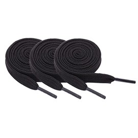 Sechunk Flat Shoelace set of 3 pairs 29 colors 20"-79" Multiple lengths Shoe Lace For Sneakers