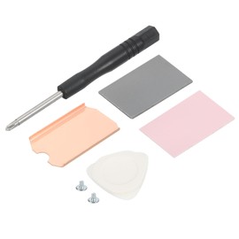 PATIKIL M.2 2280 Nvme SSD Heatsink Kit 37x23x5mm, Laptop Memory Heatsink Copper Cooling Thermal Pad Radiator Cooler for Laptop, Copper Tone