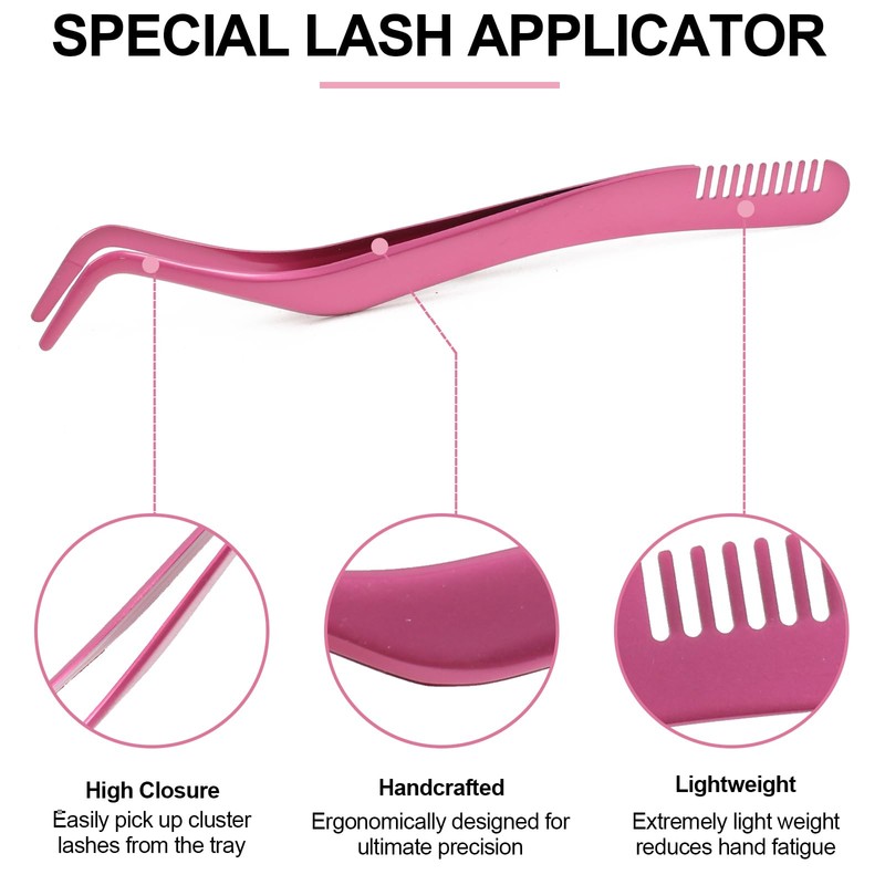 Fenshine Cluster Lashes, Individual Eyelashes, D Curl, 9-15 mm Length,