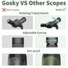 Gosky 20-60x60 HD Spotting Scope with Tripod, Carrying Bag and