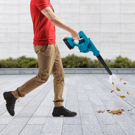 Cordless Leaf Blower TBVECHI Electric Leaf Blower with Battery & Charger Included, Battery Powered Leaf Blower Lightweight with 20 V Powerful Motor