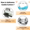 Auktosmn Football Cookie Cutter Set-6 Piece-4.5" 4.0" 3.5" 3.0" 2.5"