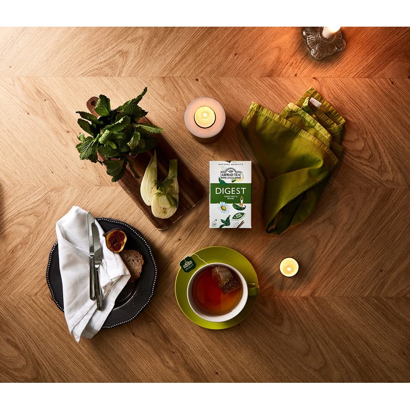 Ahmad Tea Herbal Tea, Sweet Mint, Fennel & Biotin 'Digest'