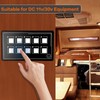 AMOMD 10P Membrane Control Switch Panel with Bluetooth APP Control