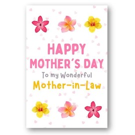 Second Ave Bright Flowers Mother in Law Happy Mother's Day Card For Mum