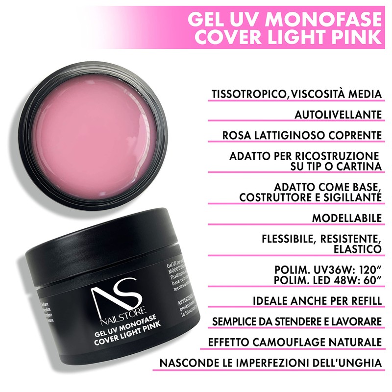 NAILSTORE - Single Phase UV/LED Gel - Medium Density -