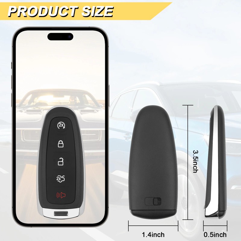Kible Set 2pcs for 2015-2017 Ford Expedition /Ford Taurus Keyless