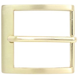 BELTINGER Belt Buckle Narrow 4.0 cm | Buckle Interchangeable Buckle Belt Buckle 40 mm Solid | Pin Buckle | Interchangeable Belt up to 4 cm, gold