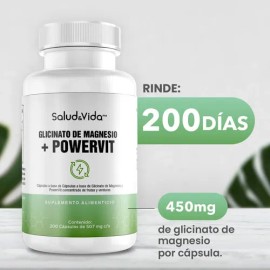 Glicinato Magnesio Freshfood 500mg 200 Cápsulas