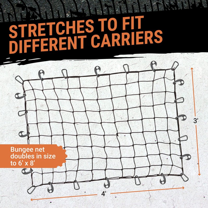 Grit Performance Cargo Net for SUV - 3 x 4