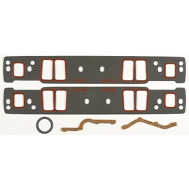 JEGS Intake Manifold Gaskets | Fits Small Block Chevy Engines 1985-1989 5.0/5.7 Liter TPI & 1996-2002 5.7 Liter L31 Vortec | Tapered x 2.100” High Port Size | 0.120” Thick | Made In USA