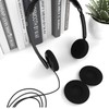 VBQFDPH 20 Pack Ear Cushion Foam Replacement Covers, 55MM, Black,