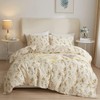 HighBuy French Botanical Comforter Set Full Yellow Floral Printed Bedding