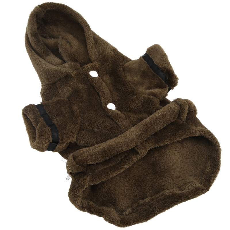 Pet Bathrobe Warm Flannel Quick Drying Dog Hooded Bath Towel