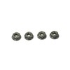 CF Posh 866034 Inch Size Stainless Steel Flanged Nut, 1/4-20,