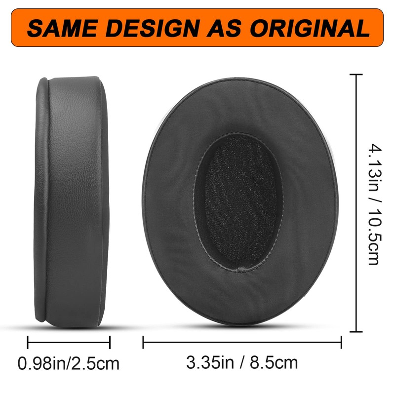 Replacement Earpads Cushions for HyperX Cloud/Alpha/Flight/Stinger Earpads Replacement, Ear Cushions