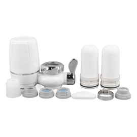 Home Kitchen Water Purifier Faucet Filter 7 Layers Filtration System ABS Pre Purifier Faucet Mount