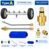2-in-1 Undercarriage Pressure Washer Kit with Extension Wands – 4000