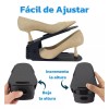 Bluelander Zapatero Organizador Portátil De 4 Niveles Ajustable 10 Pzs