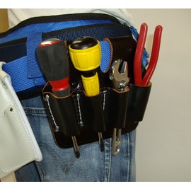 Kozuchi SP-A4 Black Floor Leather Pliers Holder for 7 Inches 4 Pieces