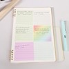 MOLOVA 100 Sheets Transparent Sticky Notes 3x3 Inch, Pull-Out Design