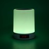 Bluetooth Speaker Alarm Clock Colorful Night Light Touch Control LED
