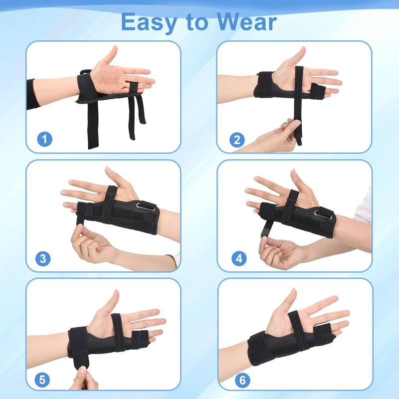 Apasiri Pinky Finger Splint, 4th or 5th Fingers Splint for