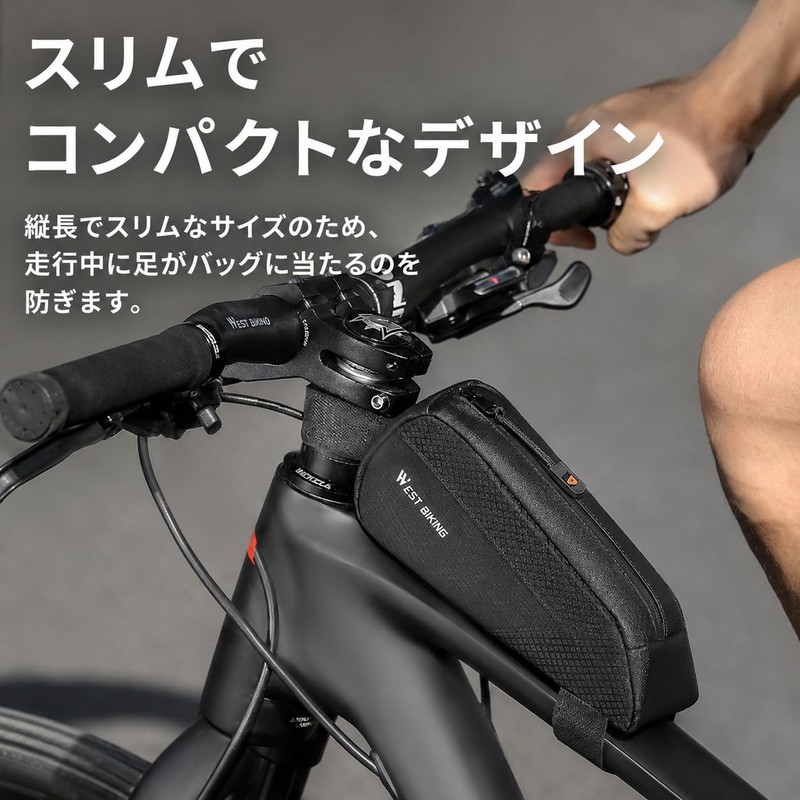 Bicycle Bag Top Tube Bag Waterproof Slim Bike Frame Bag