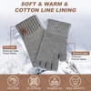 fauson Fingerless Gloves for Women -Winter Gloves Men Fingerless Glove
